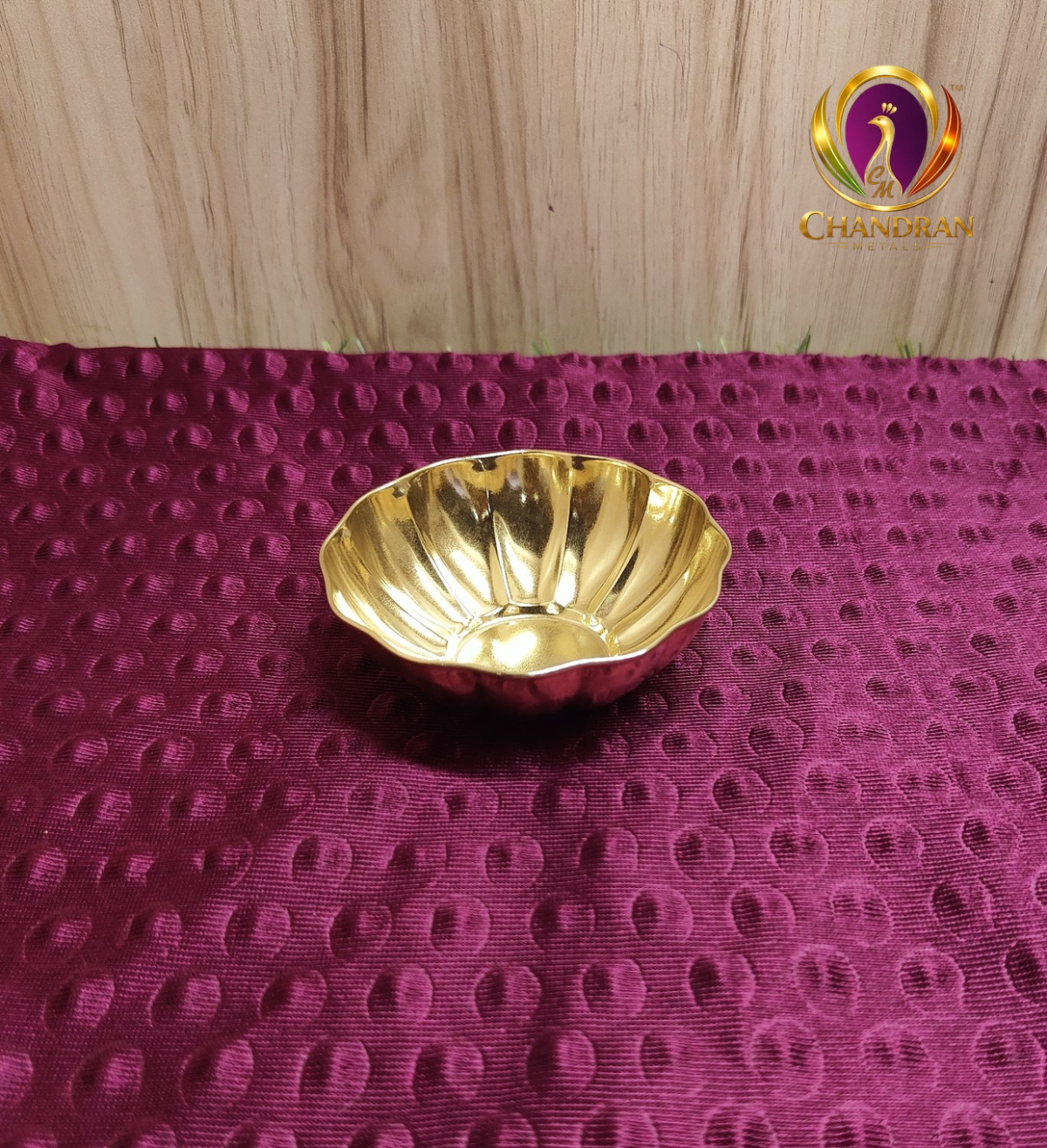 Brass Shesmal Bowl 1.3 Inch last view