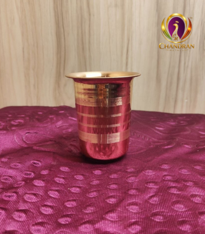 Copper Glass Tumbler 3.2 Inch