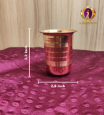 Copper Glass Tumbler 3.2 Inch measurements