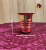 Copper Glass Tumbler 3.5 Inch measurements