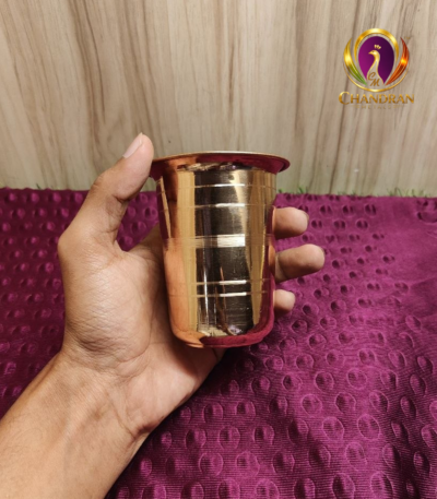 Copper Glass Tumbler 3 Inch