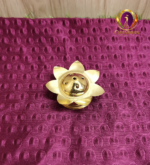 Brass Lotus Agarbatti Stand 1.3 Inch front updated