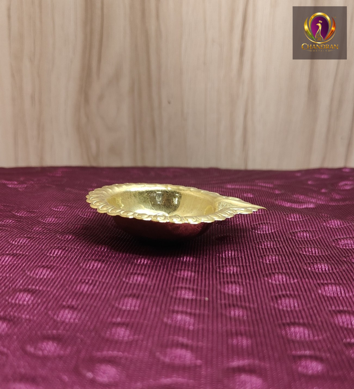 Brass Lakshmi Deepam 3 inch third view