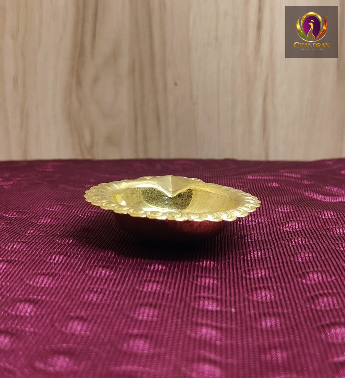 Brass Lakshmi Deepam 3 inch last view