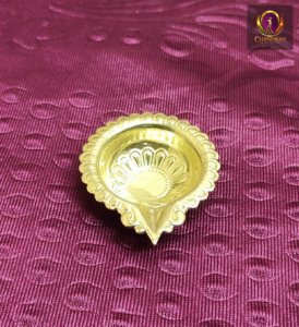 Brass Lakshmi Deepam 2.5 inch - Size 2 5 Brass Lakshmi Deepam 2.5inch