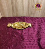 Brass Oval Two Cup Kumkum Box 1.6 Inch view