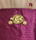 Brass Apple Shaped Haldi Kumkum Box view