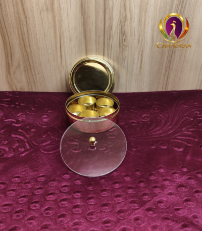 Brass Masala Box 3.7 inch