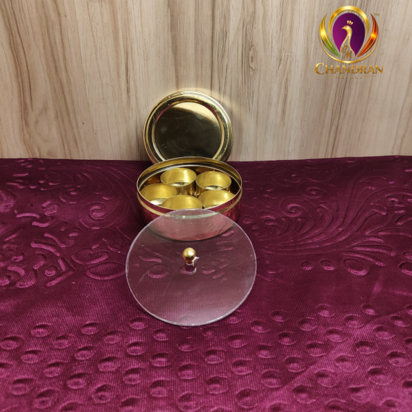 Brass Masala Box 3.7 inch