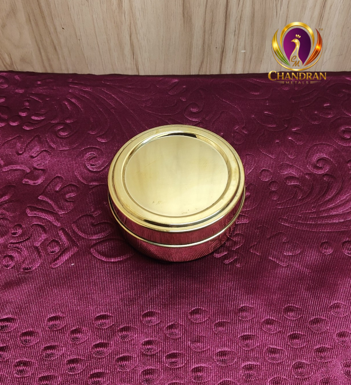 Brass Masala Box 3.7 inch