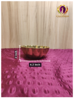 Brass Shesmal Bowl 2 Inch measurements