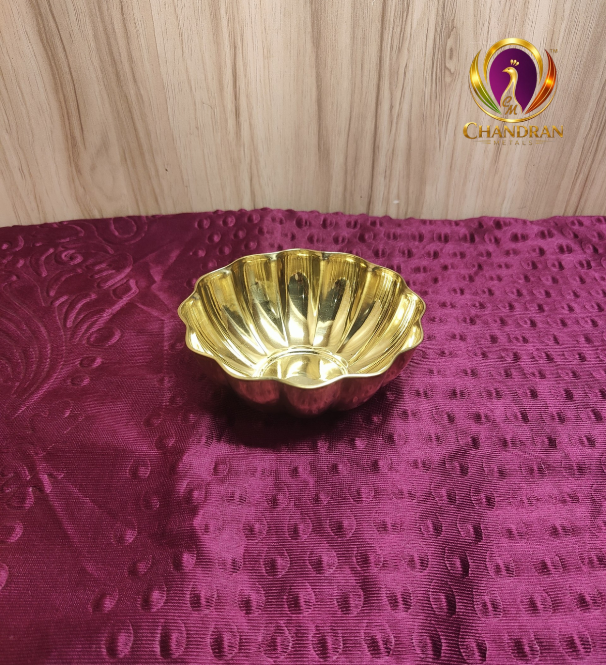 Brass Shesmal Bowl 2 Inch last view